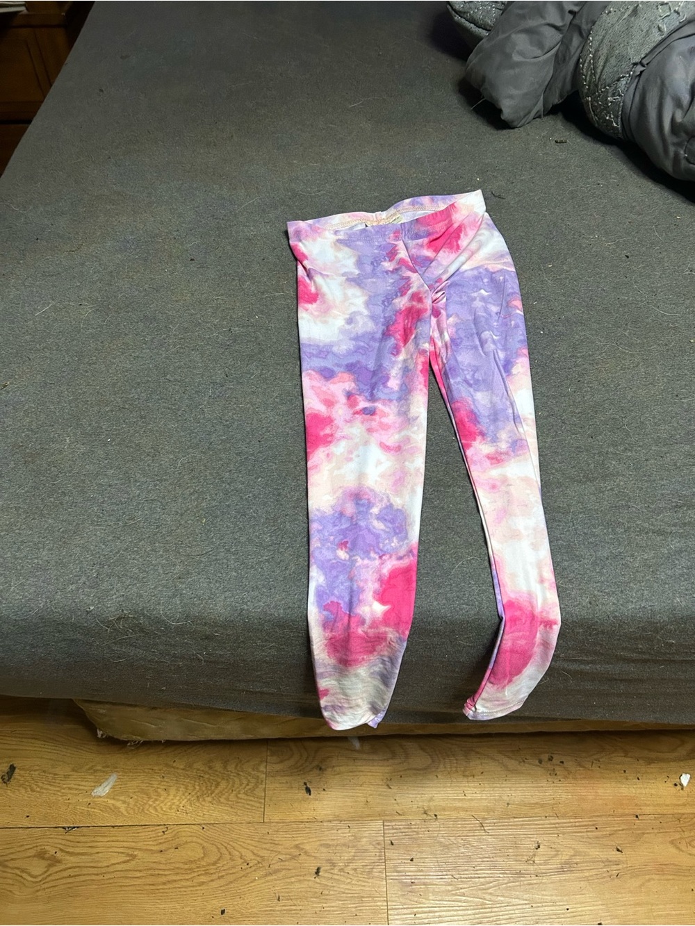 Bobbie Brooks Pink & Purple Tie-Dye Kids Leggings